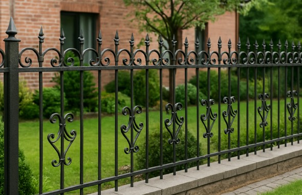 schmiedezäune aus polen mit montage - polendealds.de